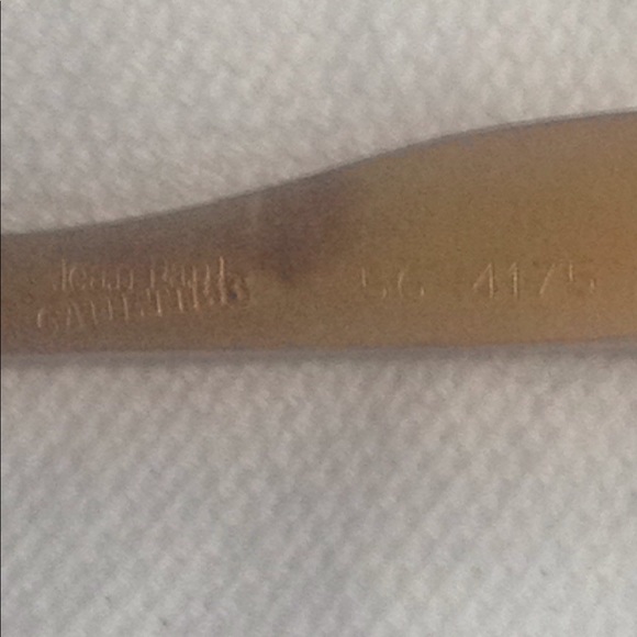 Gold John Paul Gaultier vintage sunglasses - Picture 5 of 8